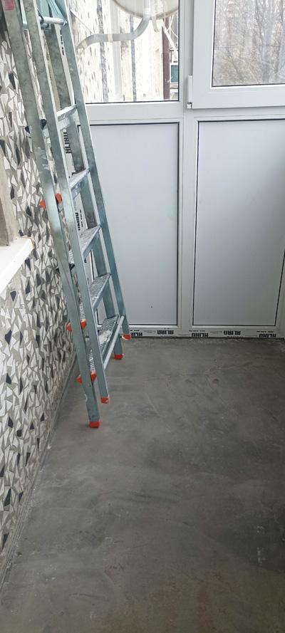 Ремонт балкона в панельном доме. Краснодар