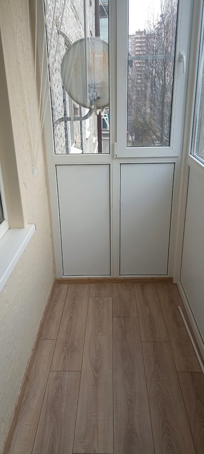 Ремонт балкона в панельном доме. Краснодар