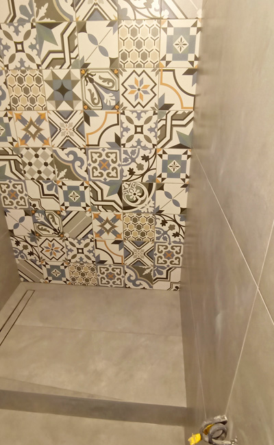 Ремонт ванной, с душевым поддоном. Краснодар