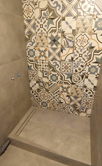 Ремонт ванной, с душевым поддоном. Краснодар