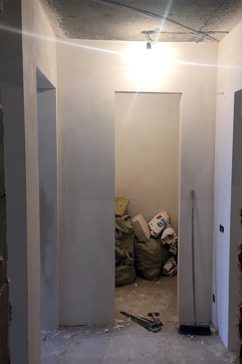Подготовка однокомнатной квартиры под чистовую отделку. Краснодар, ул.Западный обход